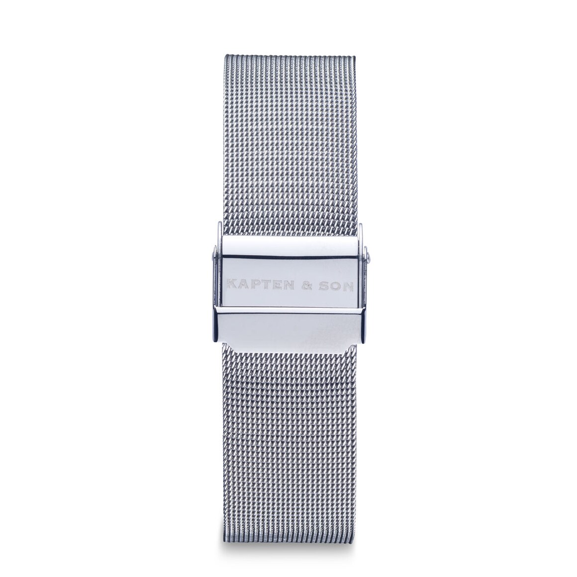 Kpten & Son Mesh Strap Silver